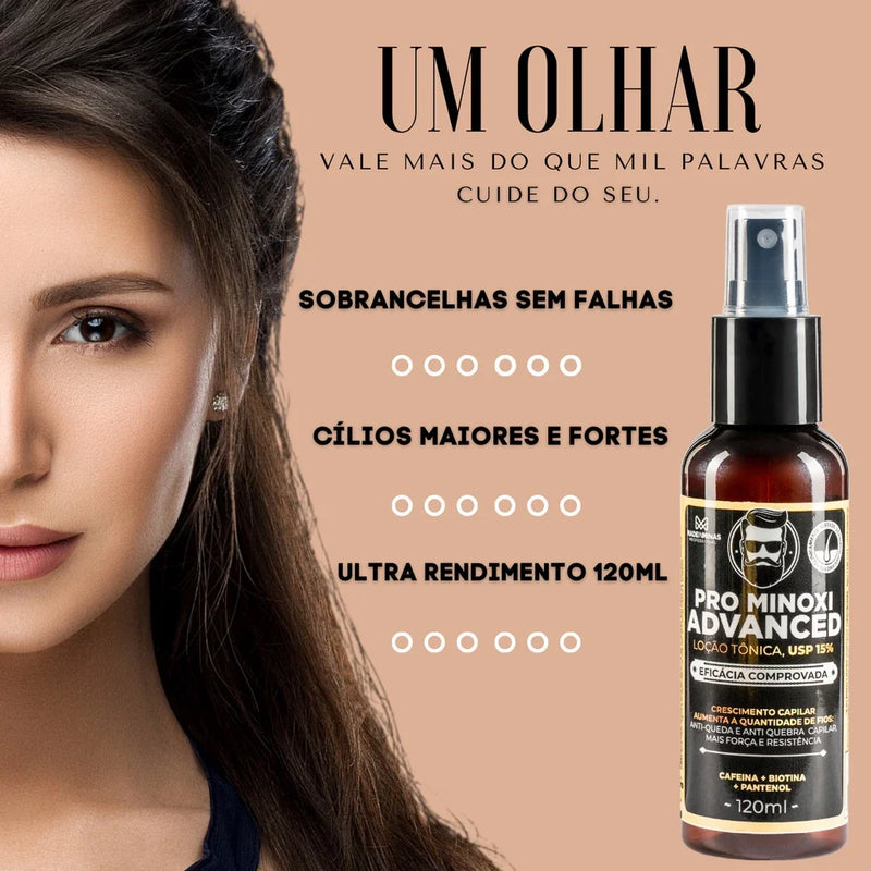 Serum de Crescimento Barba Cabelo e Sobrancelha