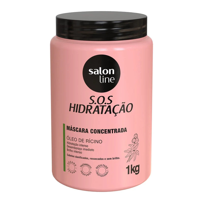 Máscara S.O.S Hidratação Óleo de Rícino