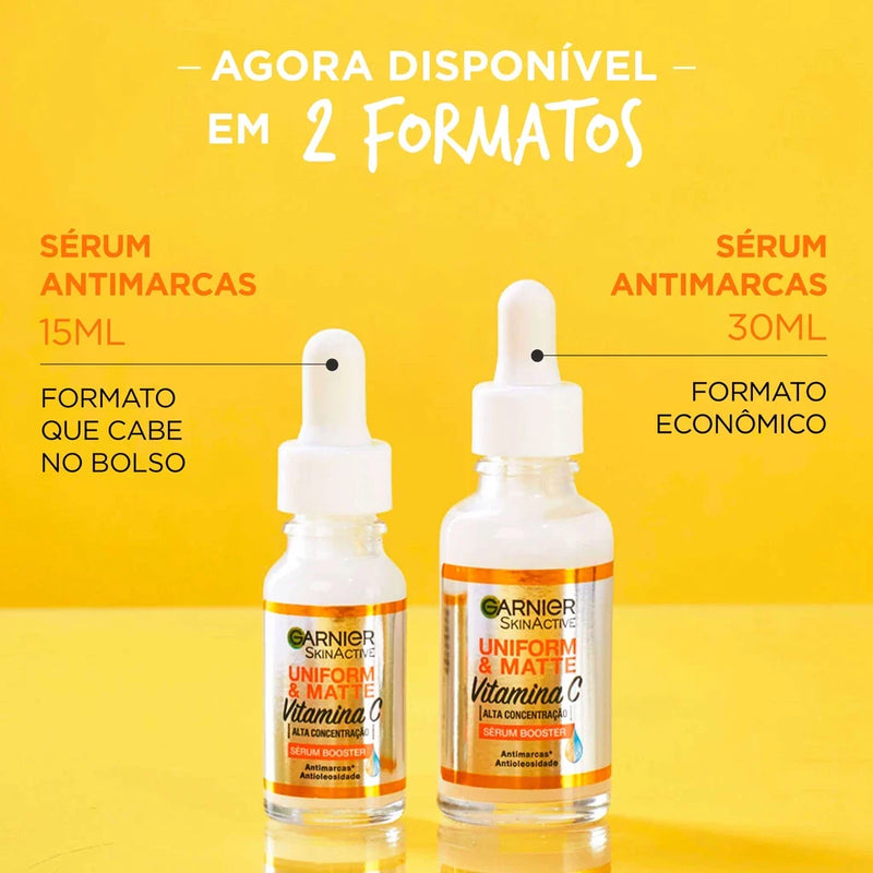 Sérum Facial Antimarcas Garnier Uniform & Matte Vitamina C