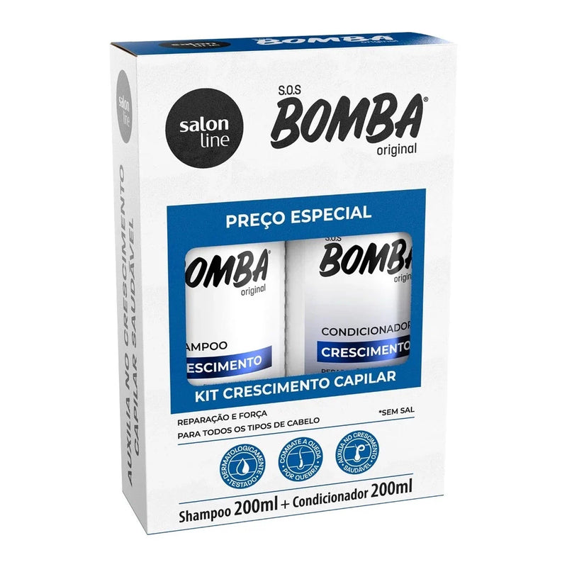 Kit Shampoo + Condicionador SOS Bomba Original