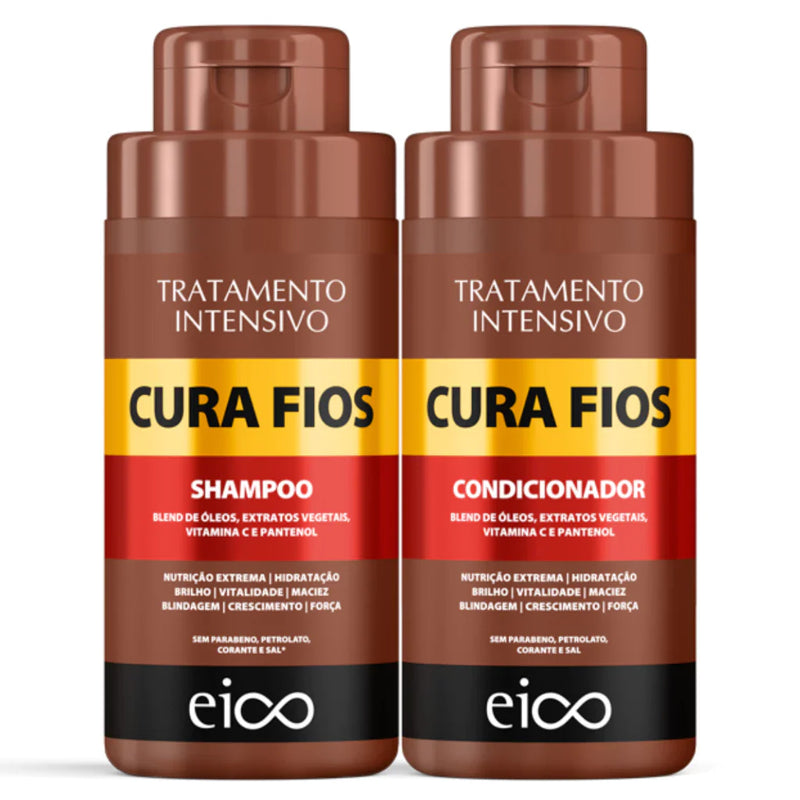 Eico Tratamento Cura Fios Shampoo + Condicionador