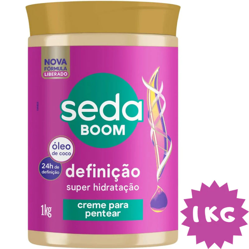 Creme Para Pentear Seda Boom Definição