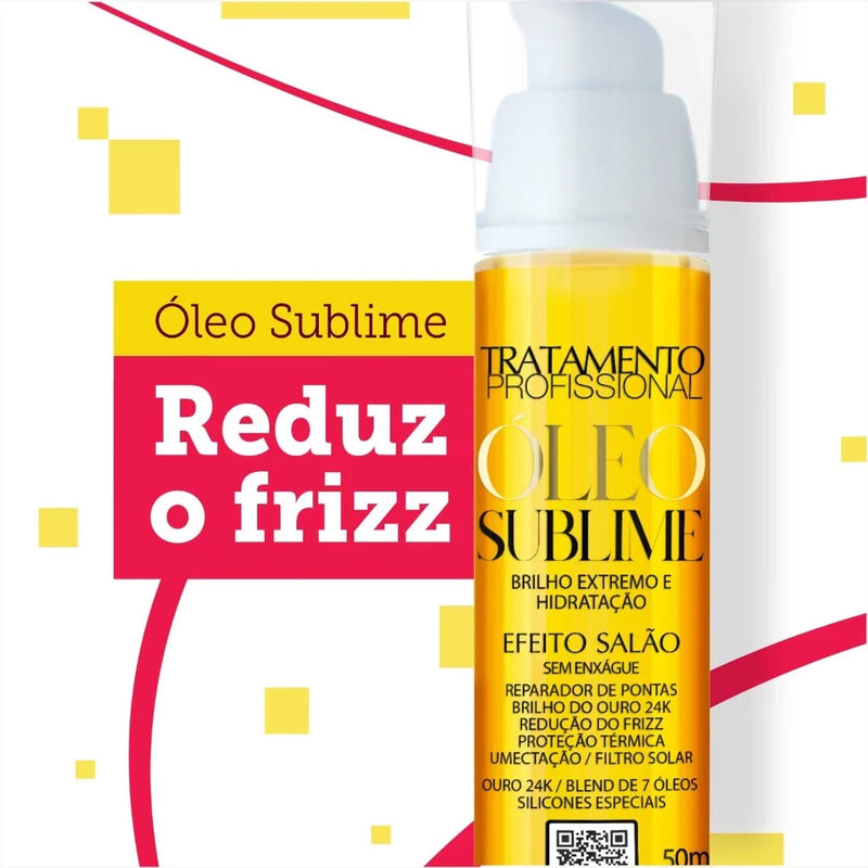 Eico Óleo Reparador Reconstrutor Sublime Brilho Maciez Nutrição Extrema